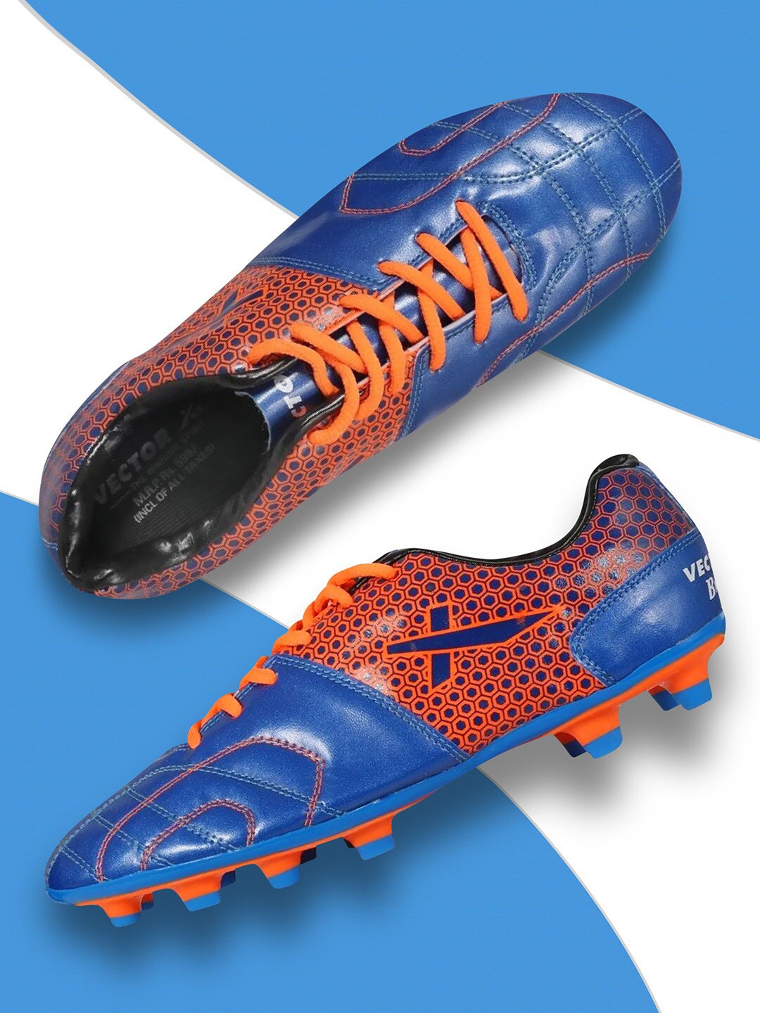 

VECTOR X Unisex BREEZE Football Shoes, Orange