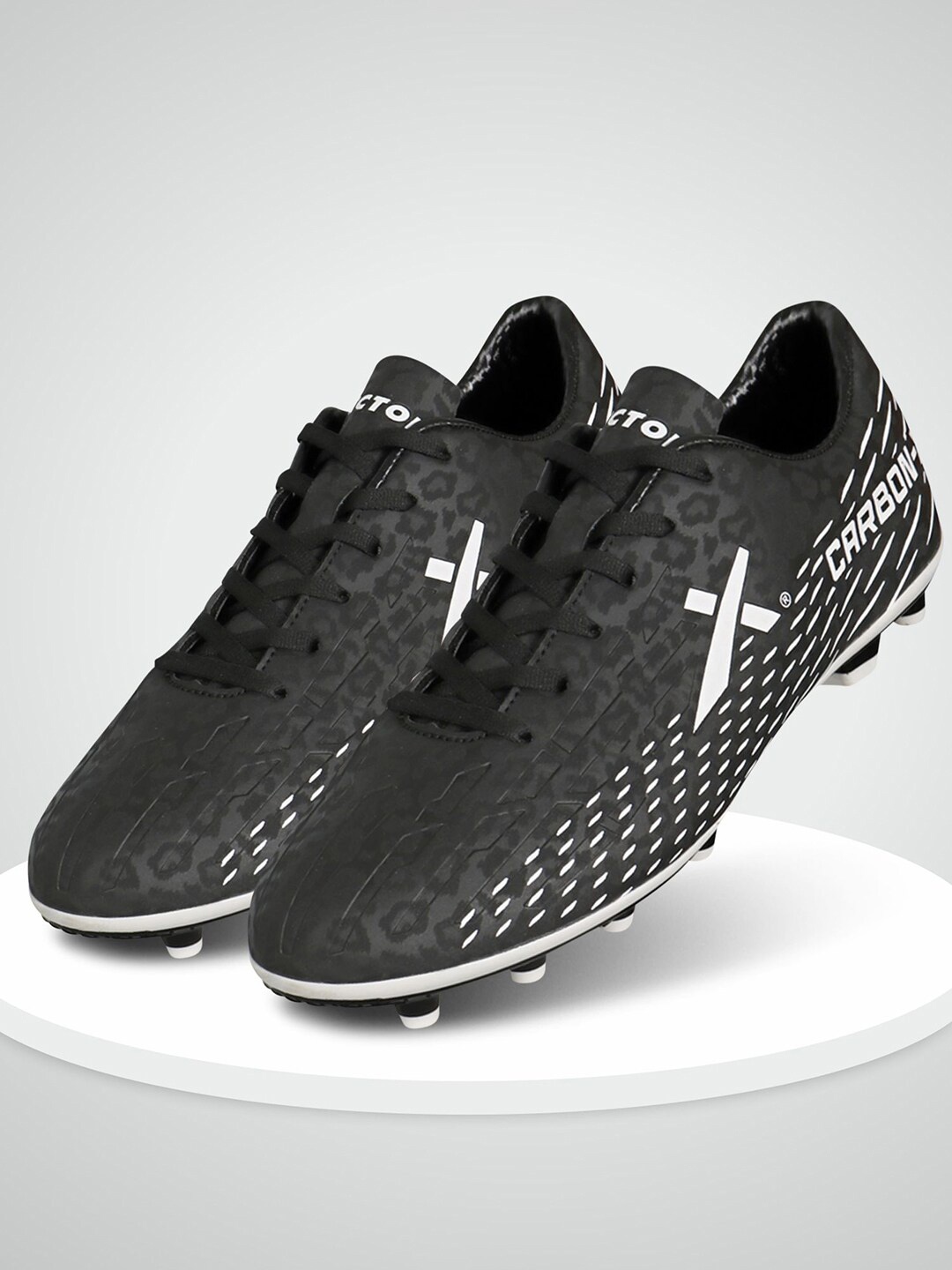 

VECTOR X Unisex CARBON-X Football Shoes, Black