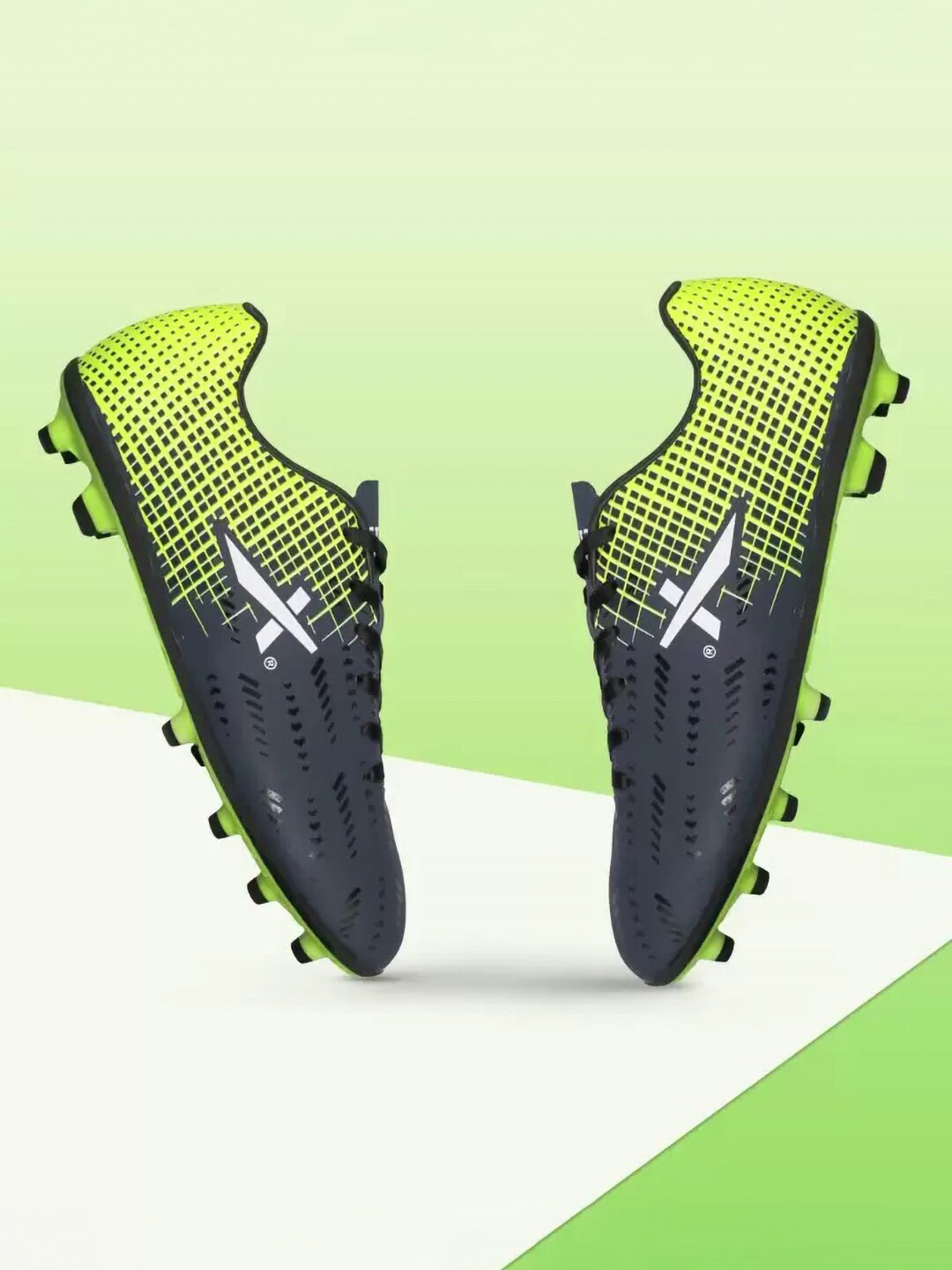 

VECTOR X Unisex Printed Football Shoes, Navy blue