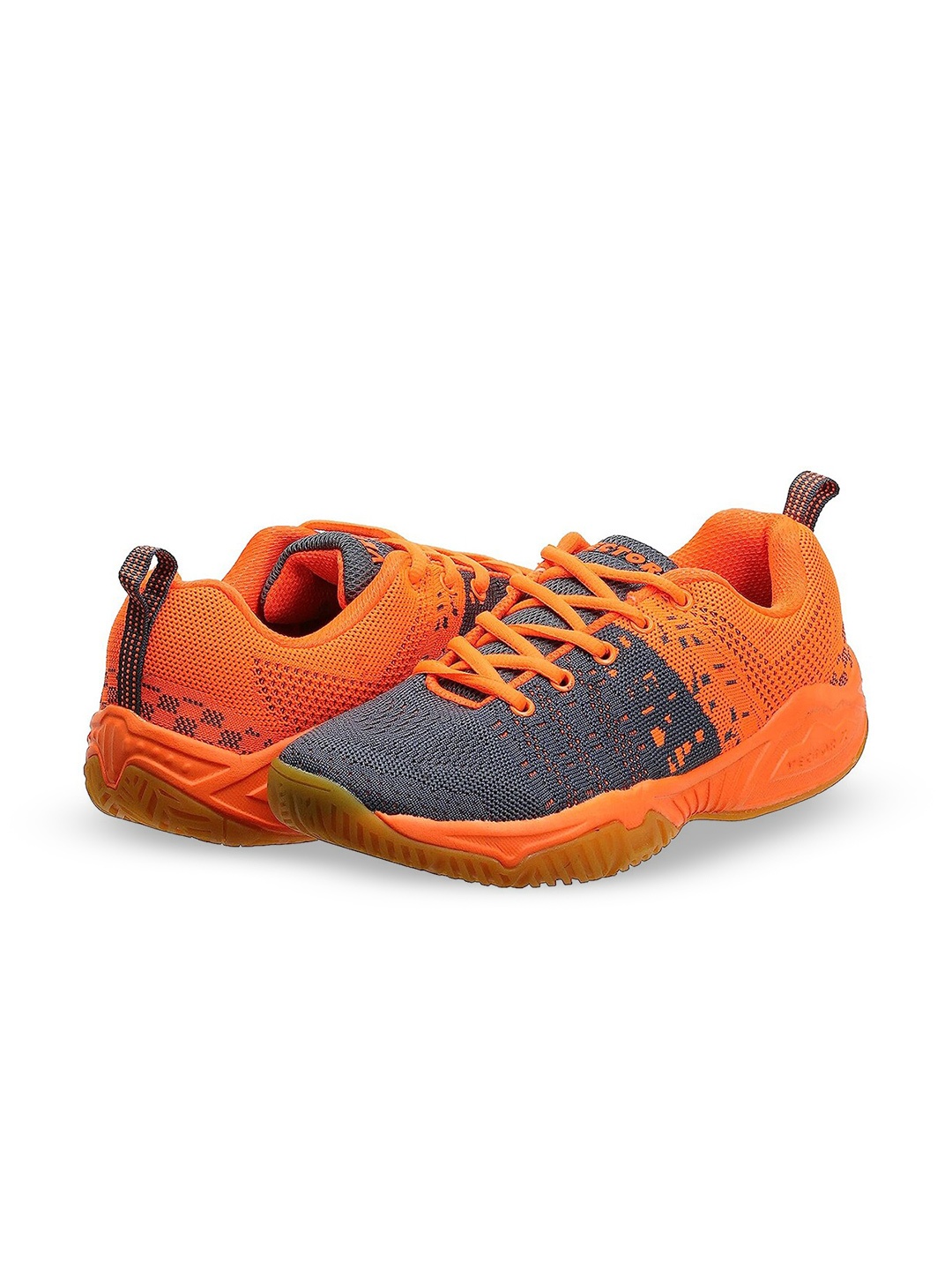 

VECTOR X Unisex Lace-Up Badminton Shoes, Orange