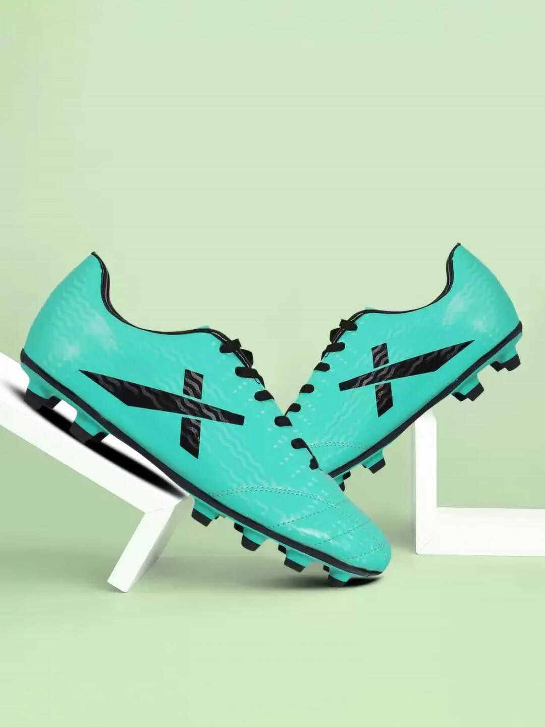 

VECTOR X Unisex Printed Football Shoes, Sea green