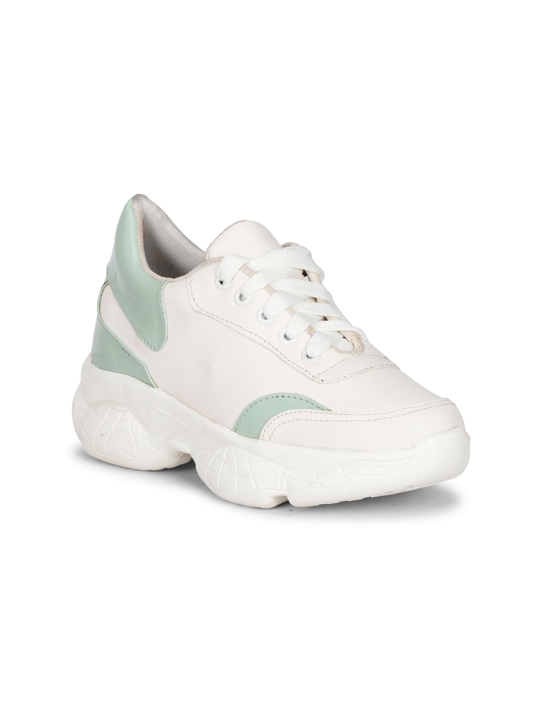 

Krafter Women Lace-Up Sneakers, White