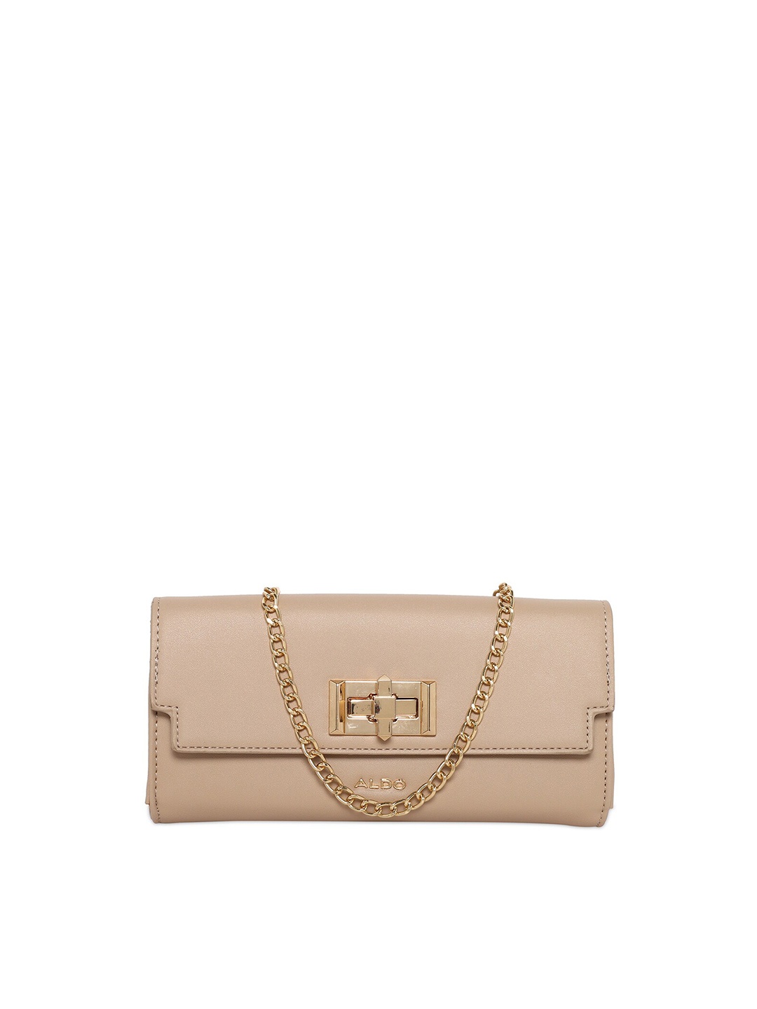 

ALDO Women Envelope Wallet With Wrist Loop, Beige