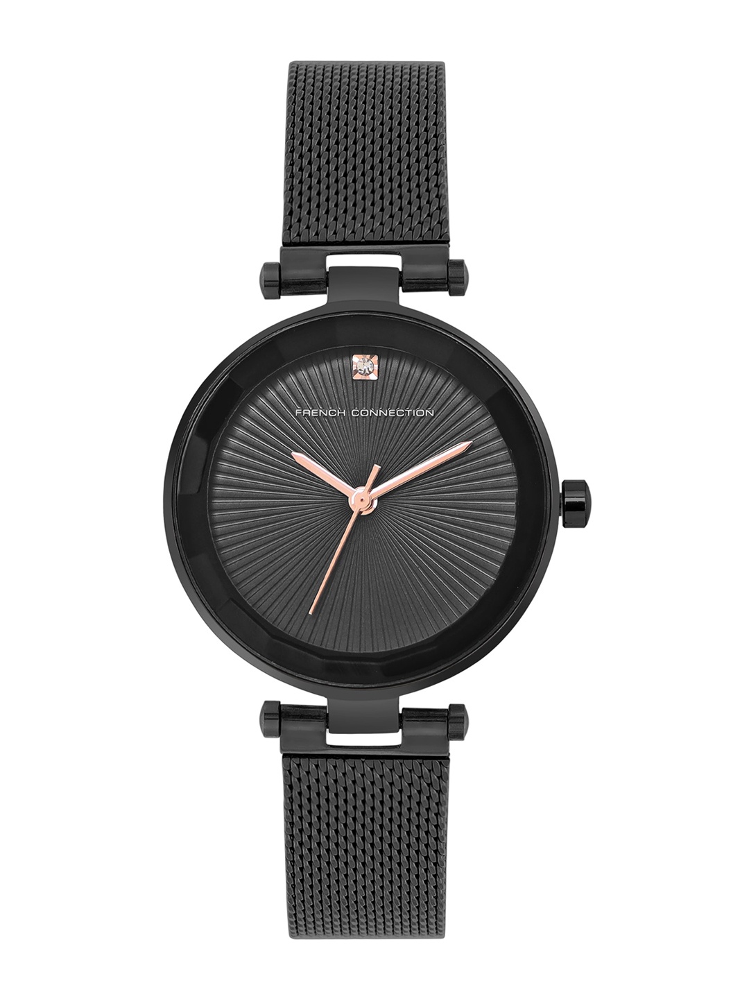 

French Connection Women Dial & Bracelet Style Straps Analogue Watch FCN00070G, Black