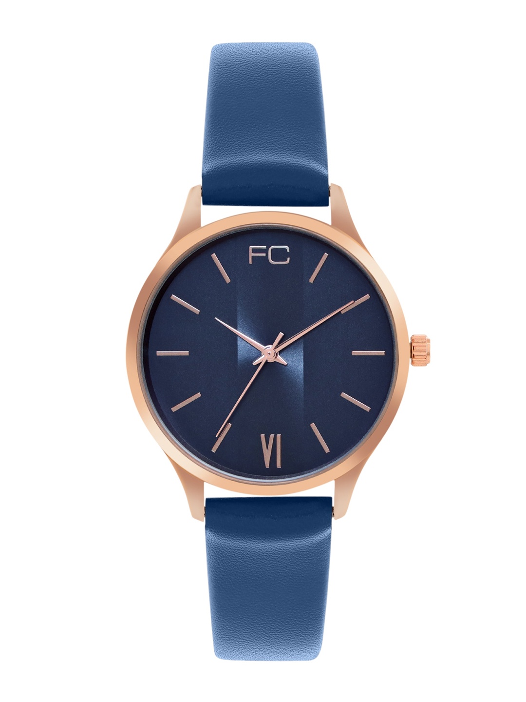 

French Connection Women Dial & Leather Straps Analogue Watch FCN00081F, Blue