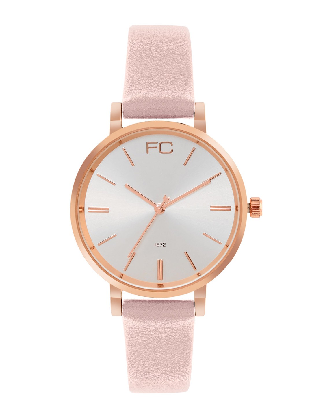 

French Connection Women Dial & Leather Straps Analogue Watch FCN00071C, Pink
