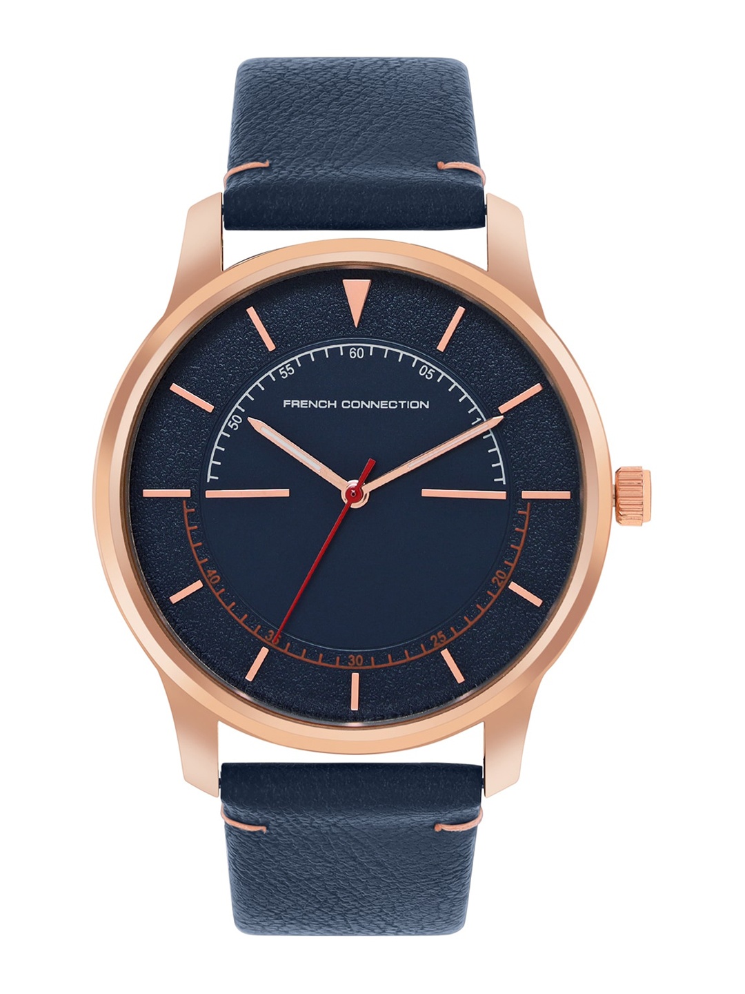 

French Connection Men Dial & Leather Straps Analogue Watch FCN00053A, Blue