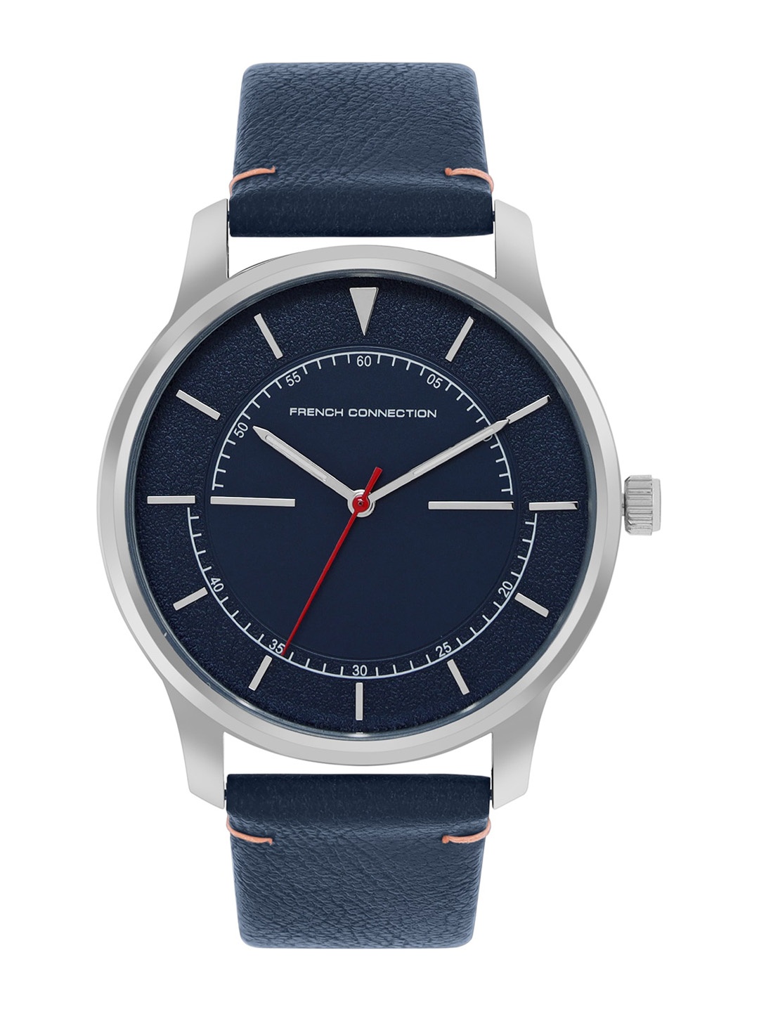 

French Connection Caesar Men Leather Straps Analogue Watch FCN00053E, Blue