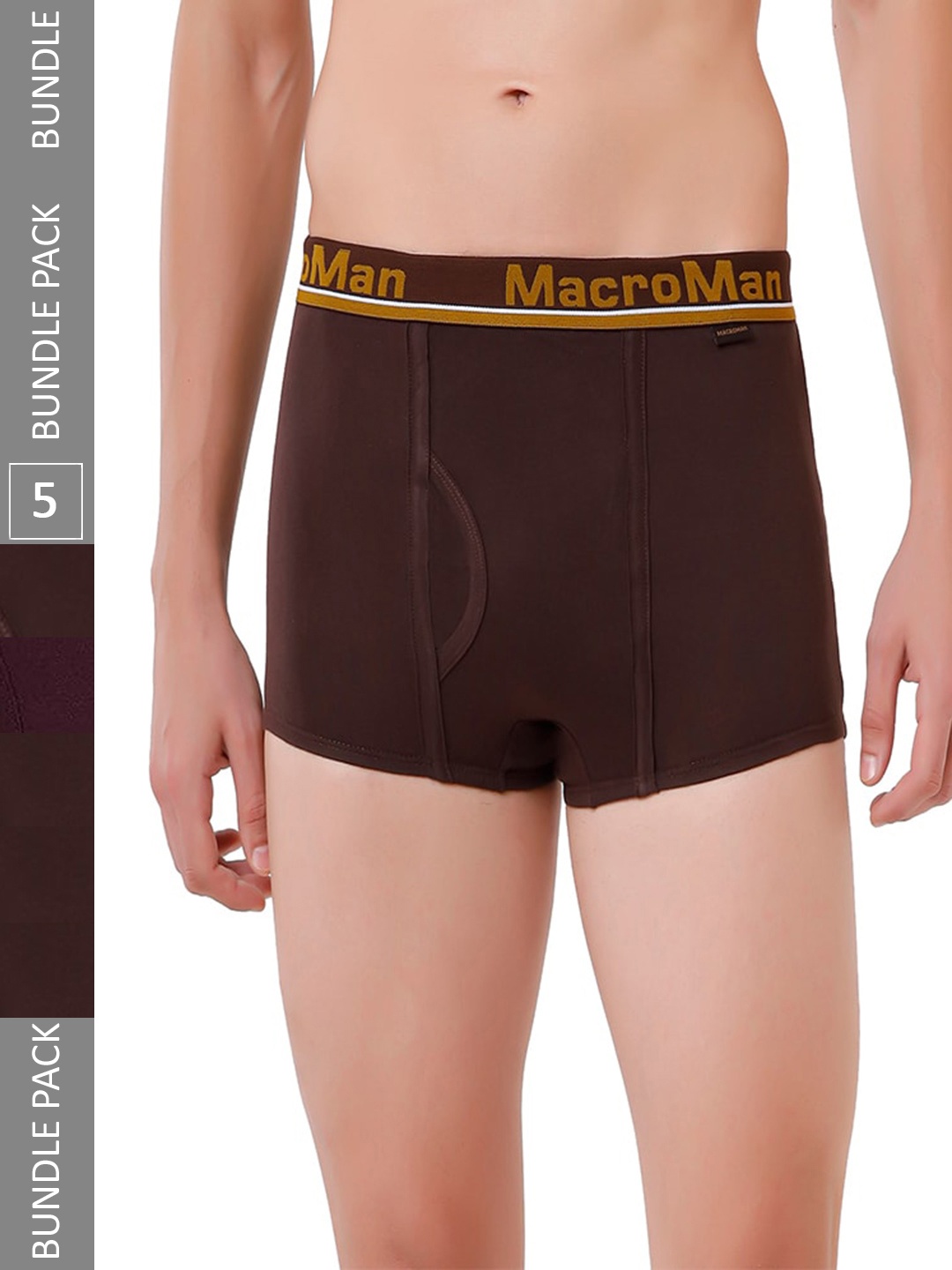 

Rupa Pack Of 5 Assorted Cotton Trunks RP_MCR_DRWR_MCR.ASST.COLR.DRWR_P5_80