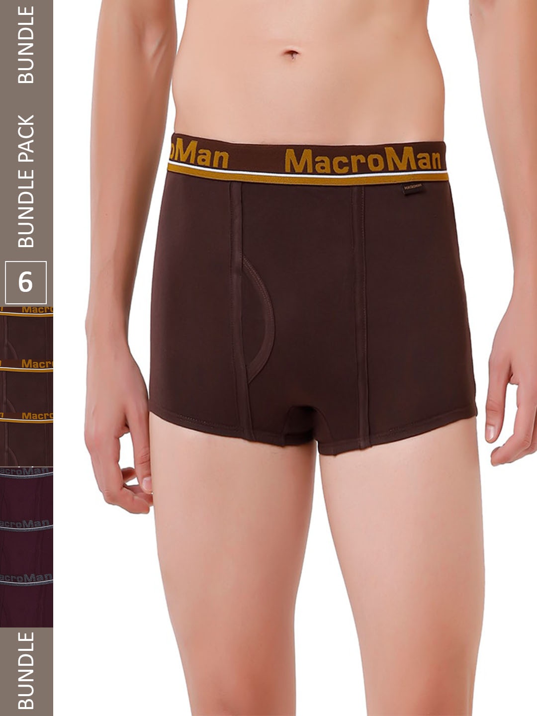 

Rupa Pack Of 6 Assorted Cotton Trunks RP_MCR_DRWR_MCR.ASST.COLR.DRWR_P6_80