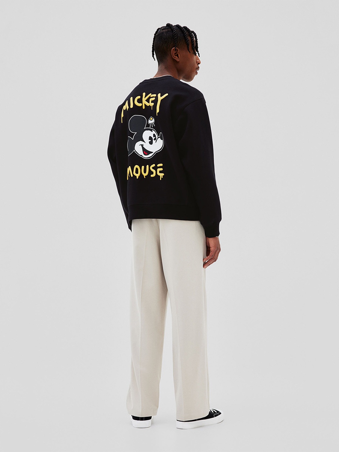

H&M Loose Fit Sweatshirt, Black