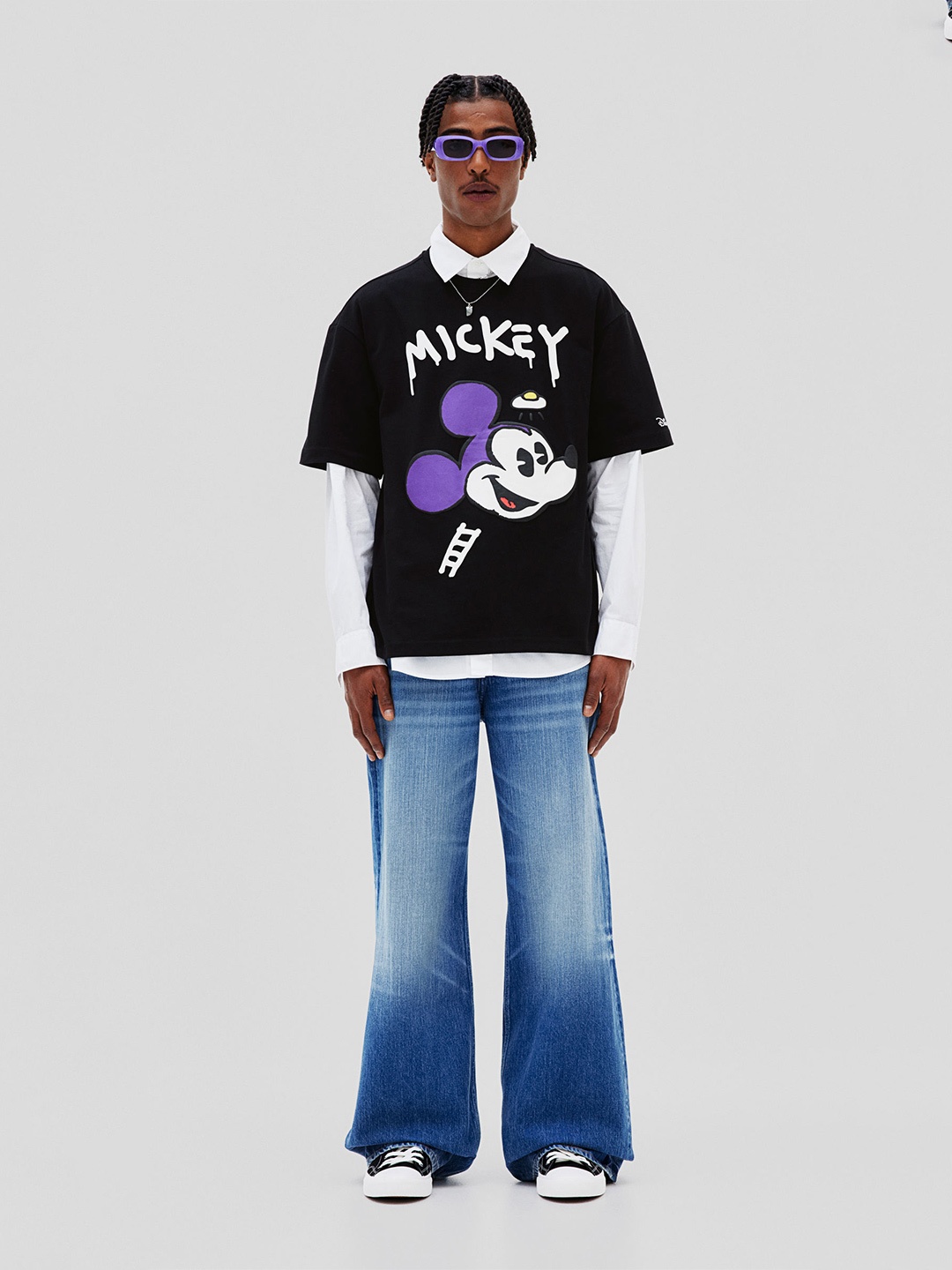 

H&M Loose Fit T-Shirt, Black