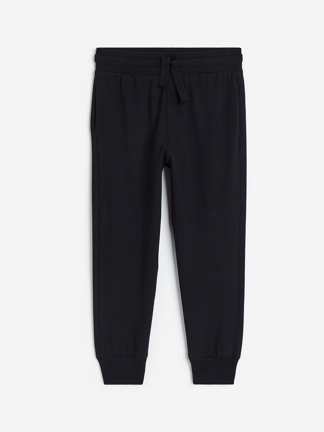 

H&M Boys Pure Cotton Jersey Joggers, Black