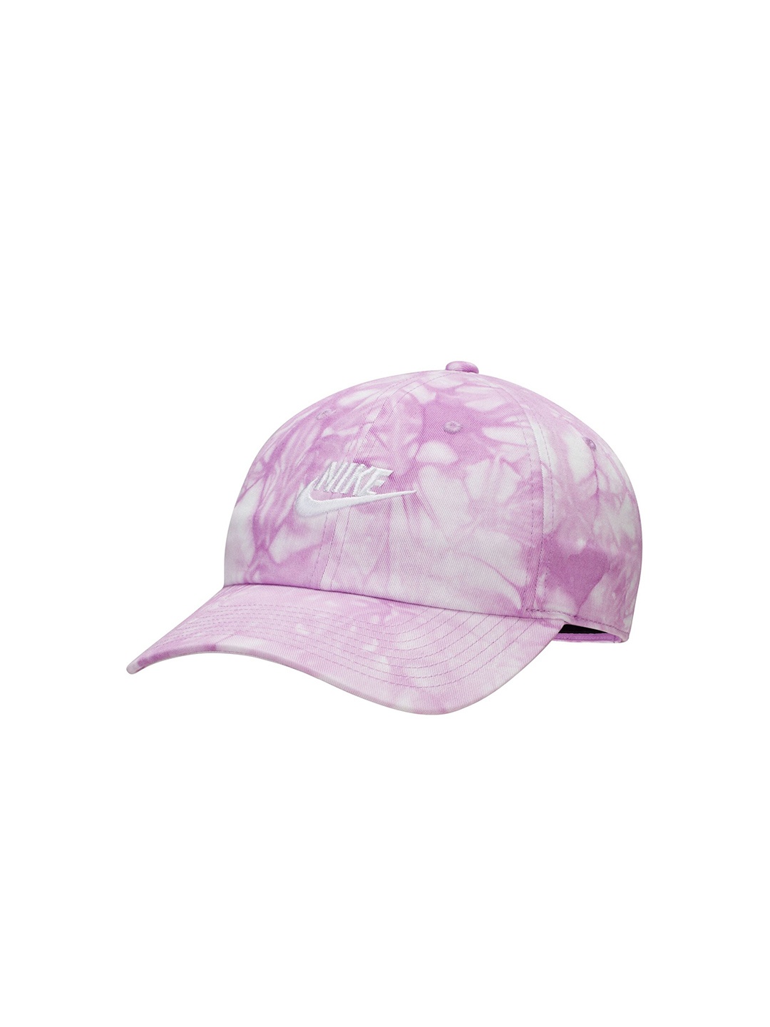 

Nike Women U NK CLUB CAP U CB Unstructured Tie-Dye Logo Printed Baseball Cap, Pink