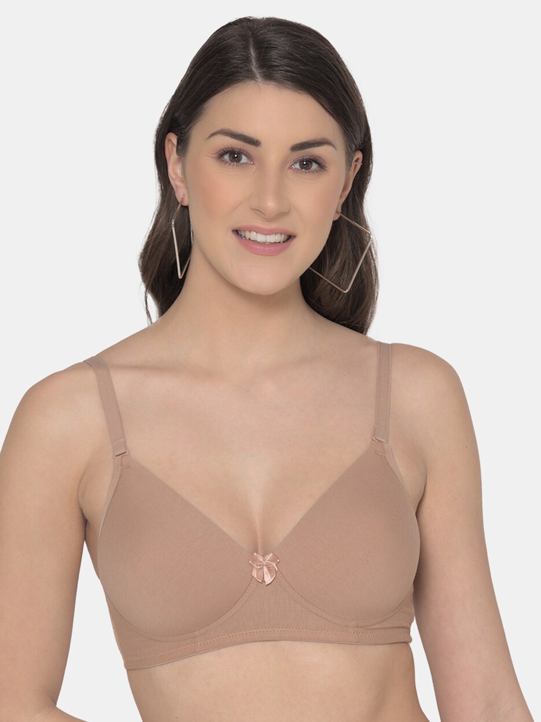 

Tweens Full Coverage Lightly Padded T-shirt Bra With All Day Comfort, Beige
