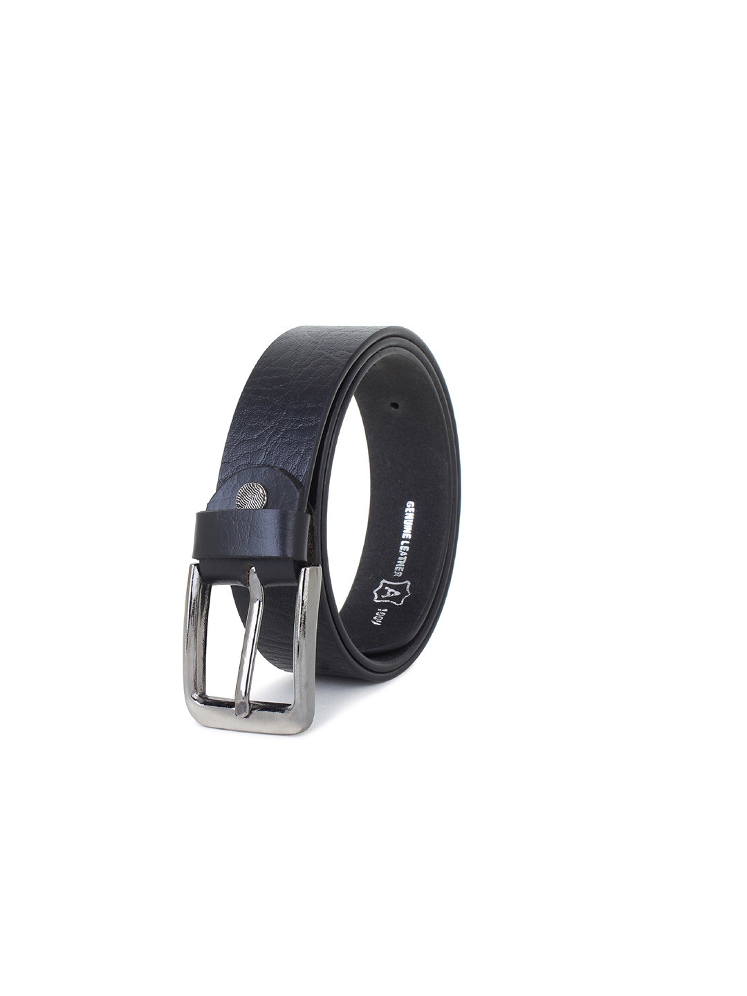 

Zacharias Boys Leather Slim Belt, Black