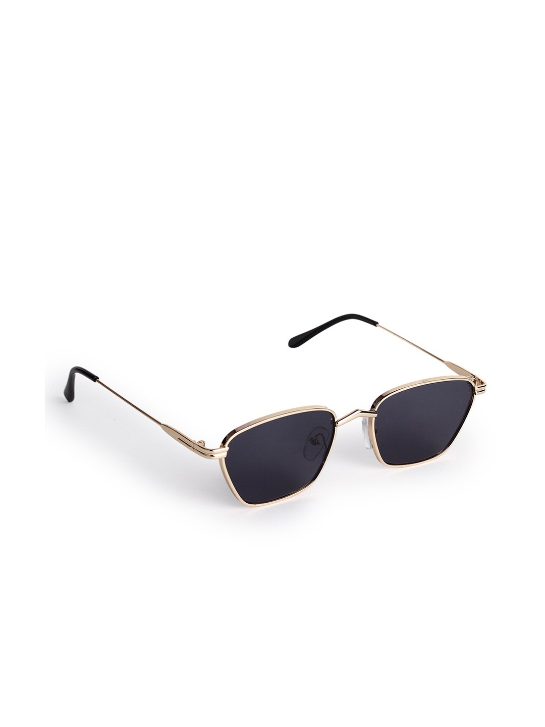 

Hashburys Unisex Rectangle UV Protected Lens Sunglasses, Black