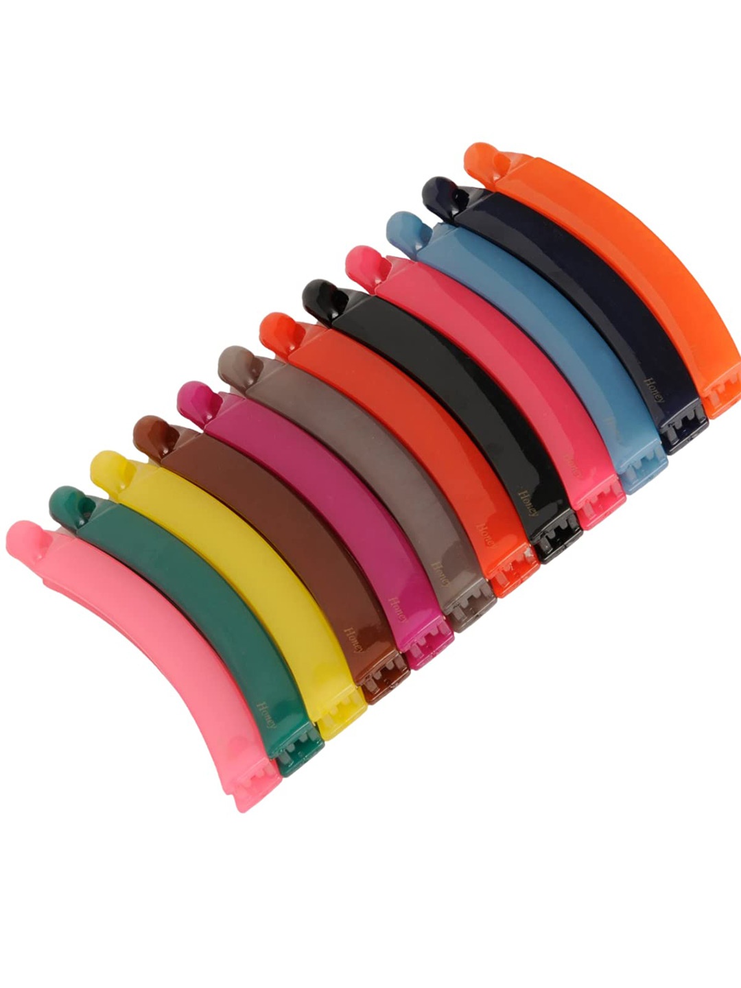

FIMBUL Set Of 12 Banana Clips, Pink