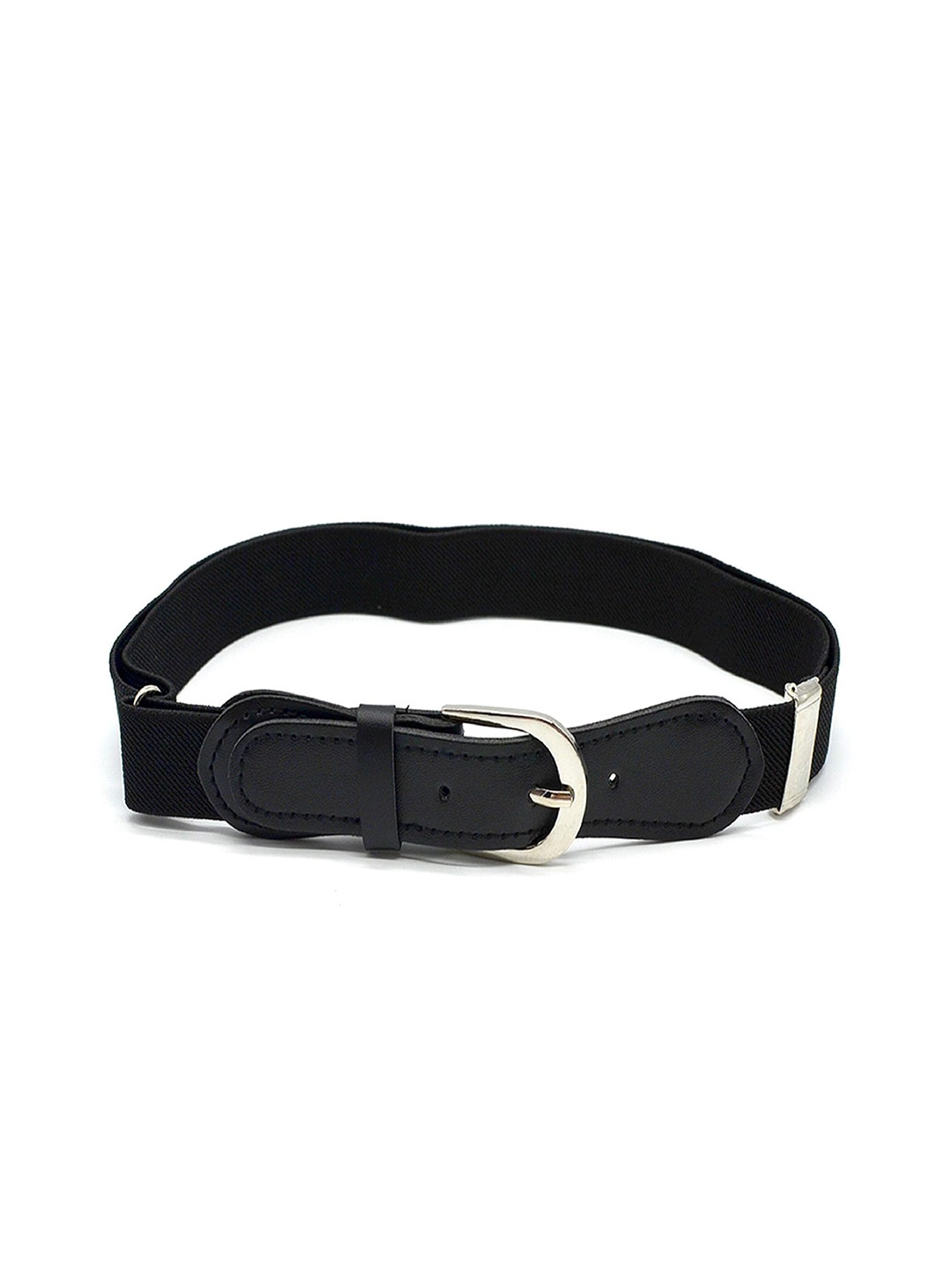 

Zacharias Boys Slim Stretchable Belt, Black