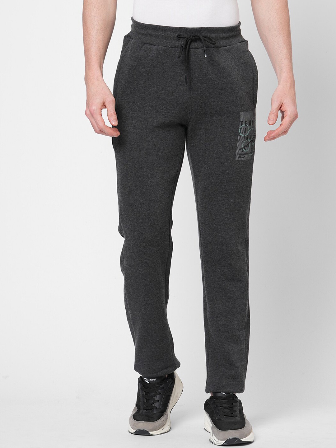 

Sweet Dreams Men Mid Rise Track Pants, Charcoal