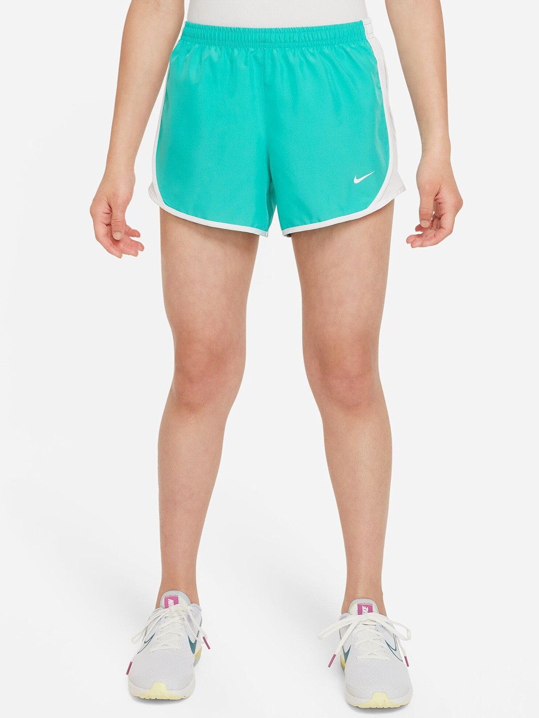 

Nike Girls Tempo Older Kids Dri-FIT Running Shorts, Sea green