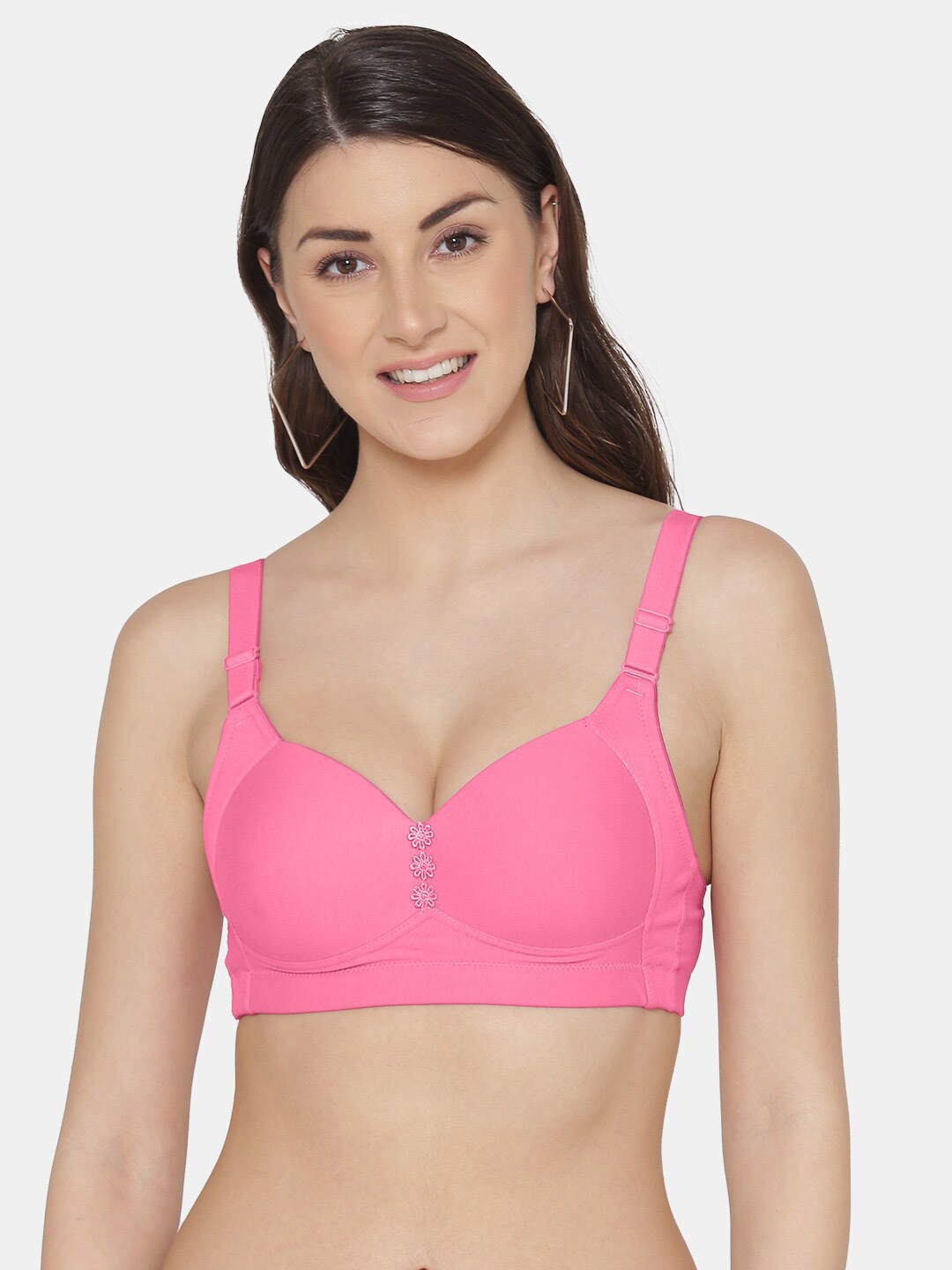 

Tweens Full Coverage Lightly Padded Minimizer Bra With All Day Comfort, Pink