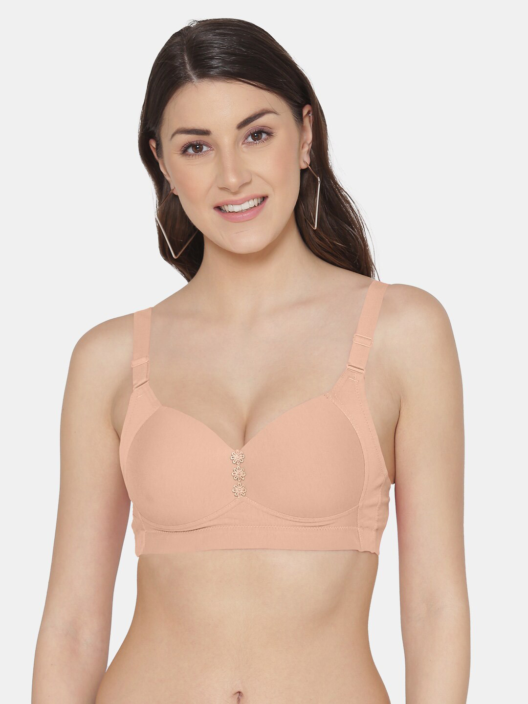 

Tweens Full Coverage Lightly Padded Minimiser Bra With All Day Comfort, Beige