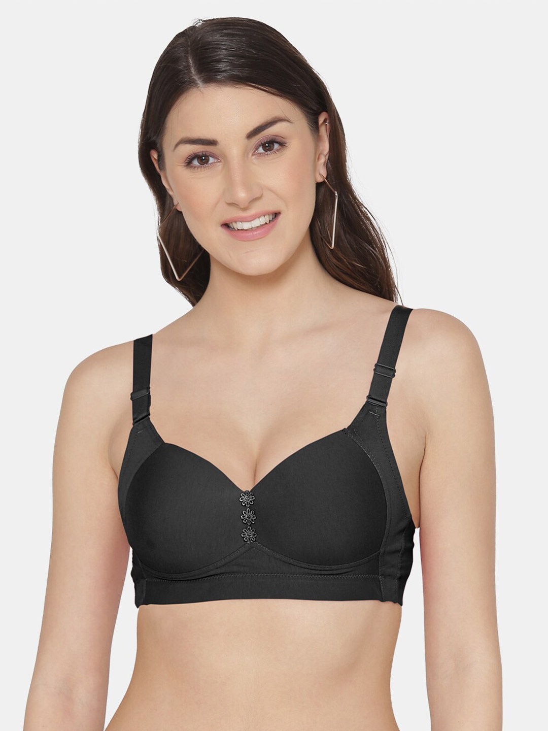 

Tweens Full Coverage Lightly Padded Minimizer Bra With All Day Comfort, Black