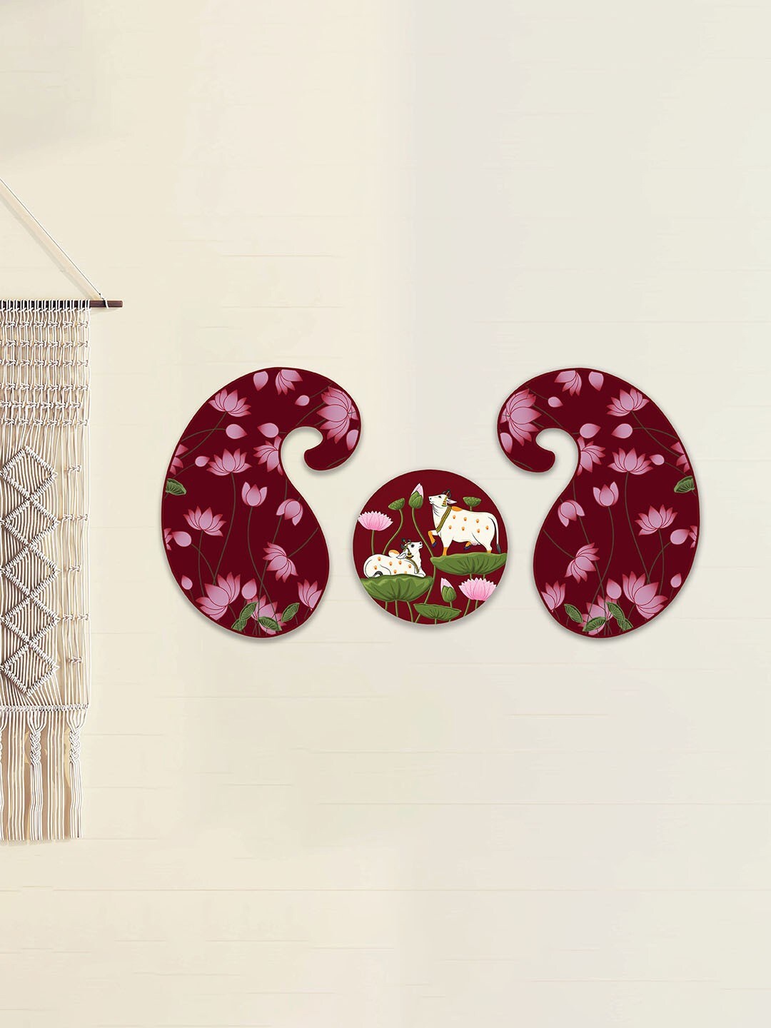 

Art Street Maroon & Pink 3 Pieces Printed Wall Art