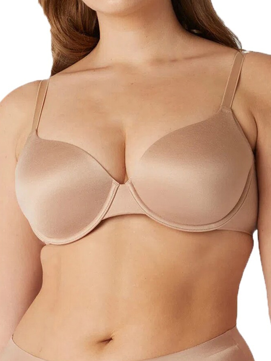 

YAMAMAY All Day Comfort Medium Coverage Lightly Padded Push-Up Bra, Bronze