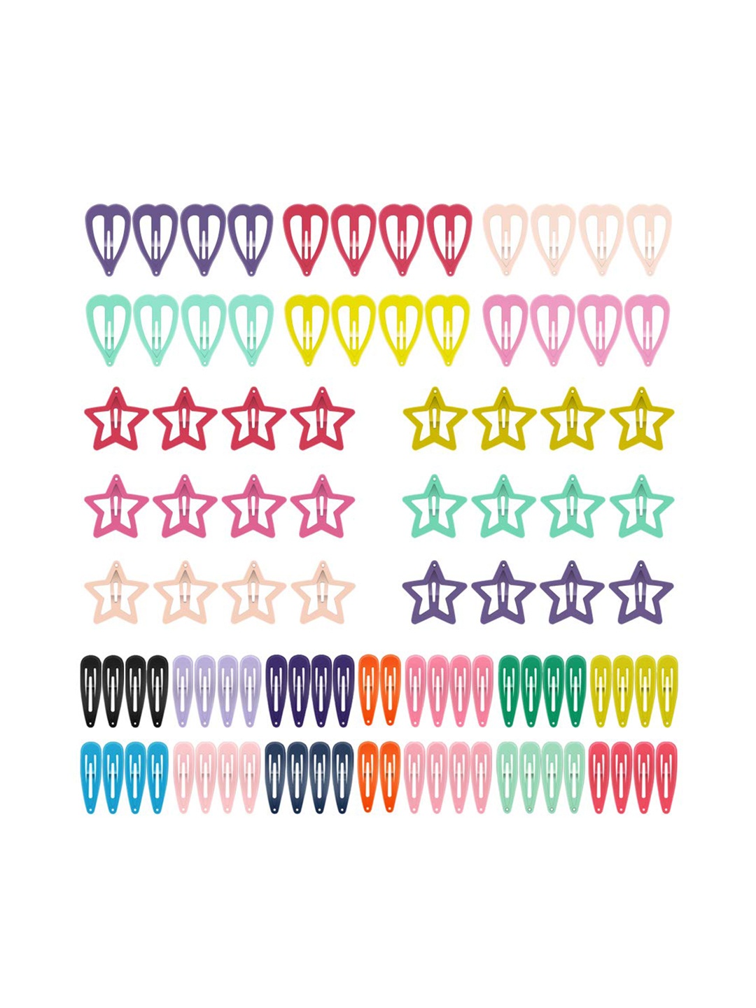

LYTIX Girls Set of 36 Assorted Tic Tac Hair Clip