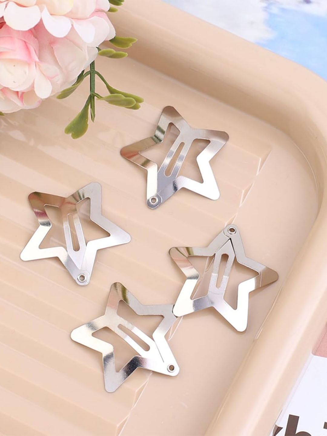 

Lyitx Set of 5 Girls Assorted Metal Tic Tac Hair Clip