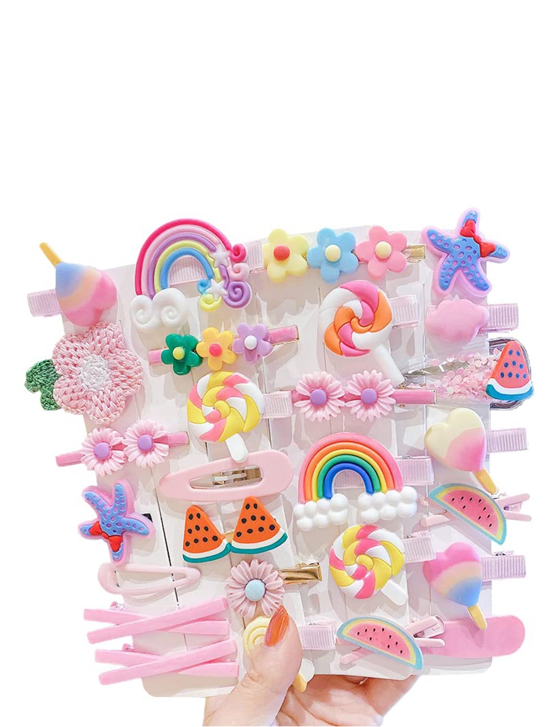 

LYTIX Girls Set Of 28 Assorted Hair Accessory