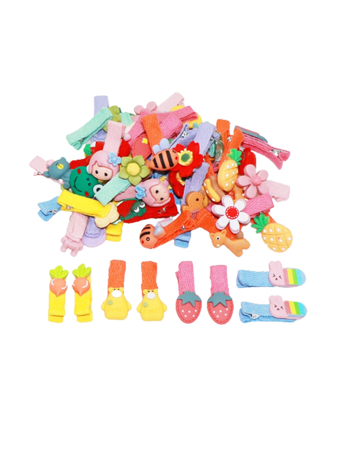 

LYTIX Girls Set Of 12 Alligator Hair Clip, Assorted