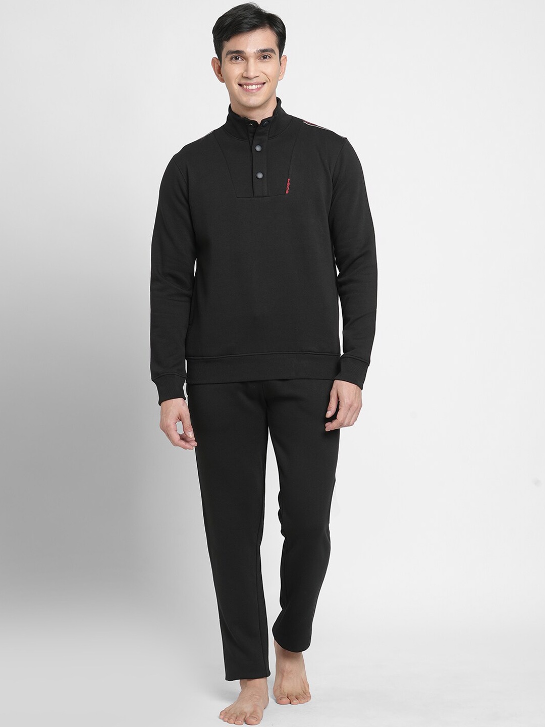 

Sweet Dreams Men Night suit, Black