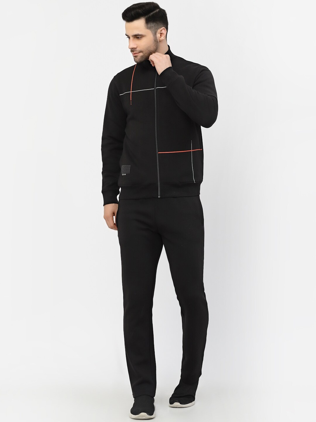 

Sweet Dreams High Neck Tracksuits, Black