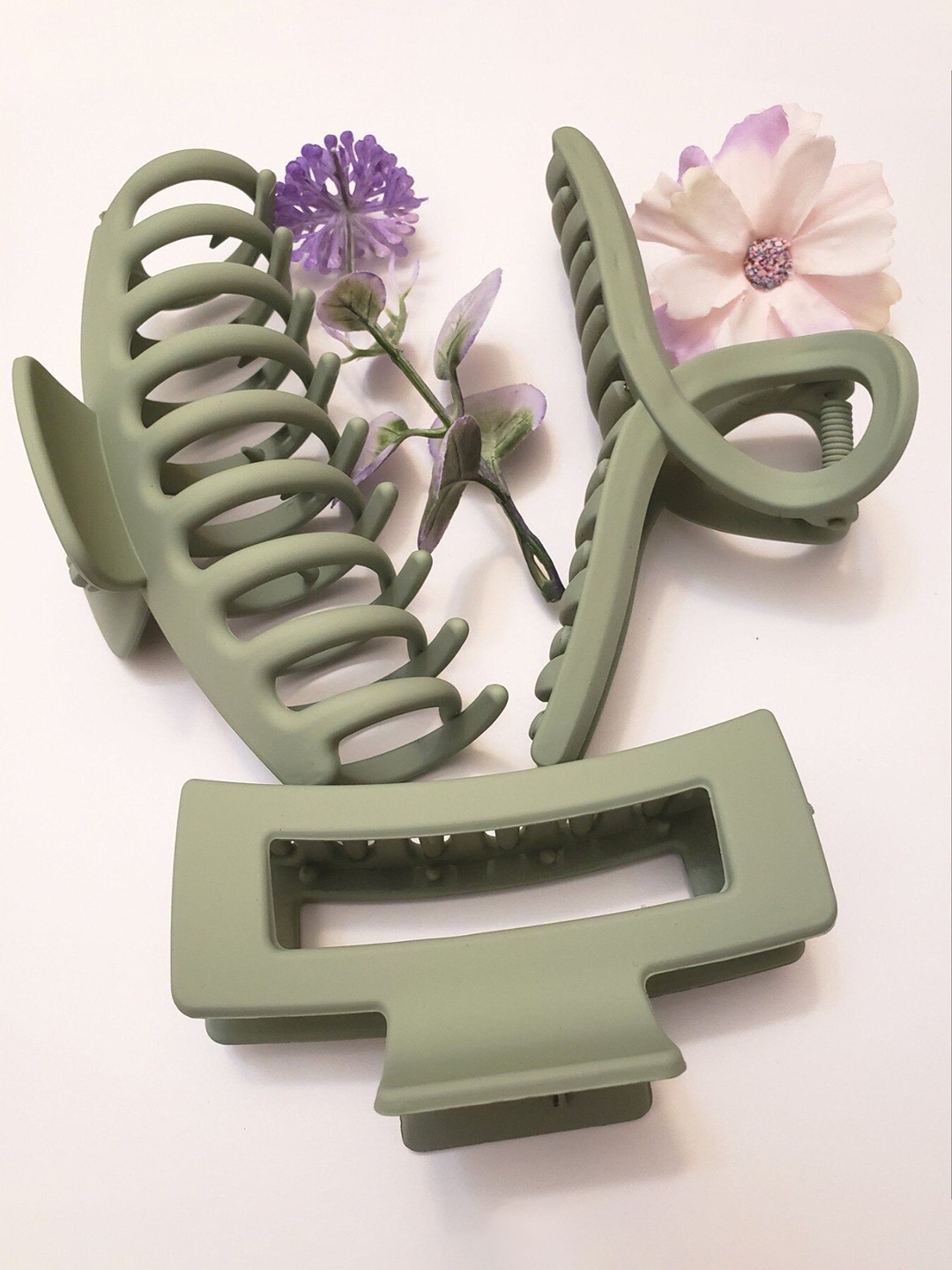 

FIMBUL Set of 3 Claw Clips, Green