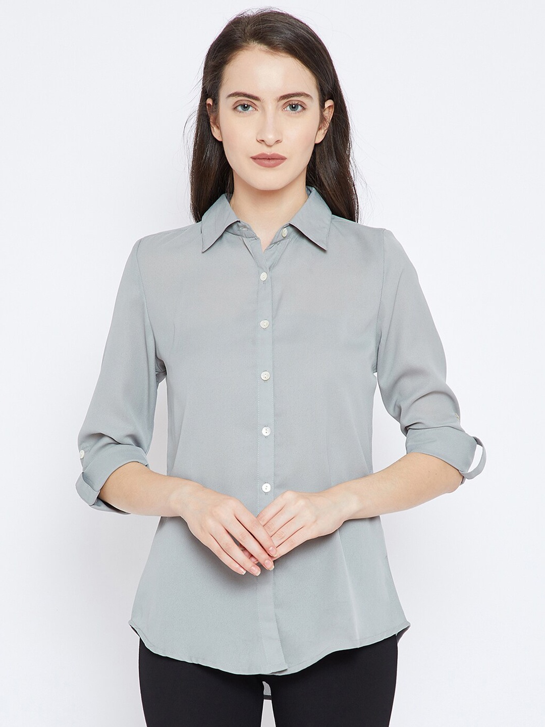 

BAESD Summercool Classic Opaque Casual Shirt, Grey