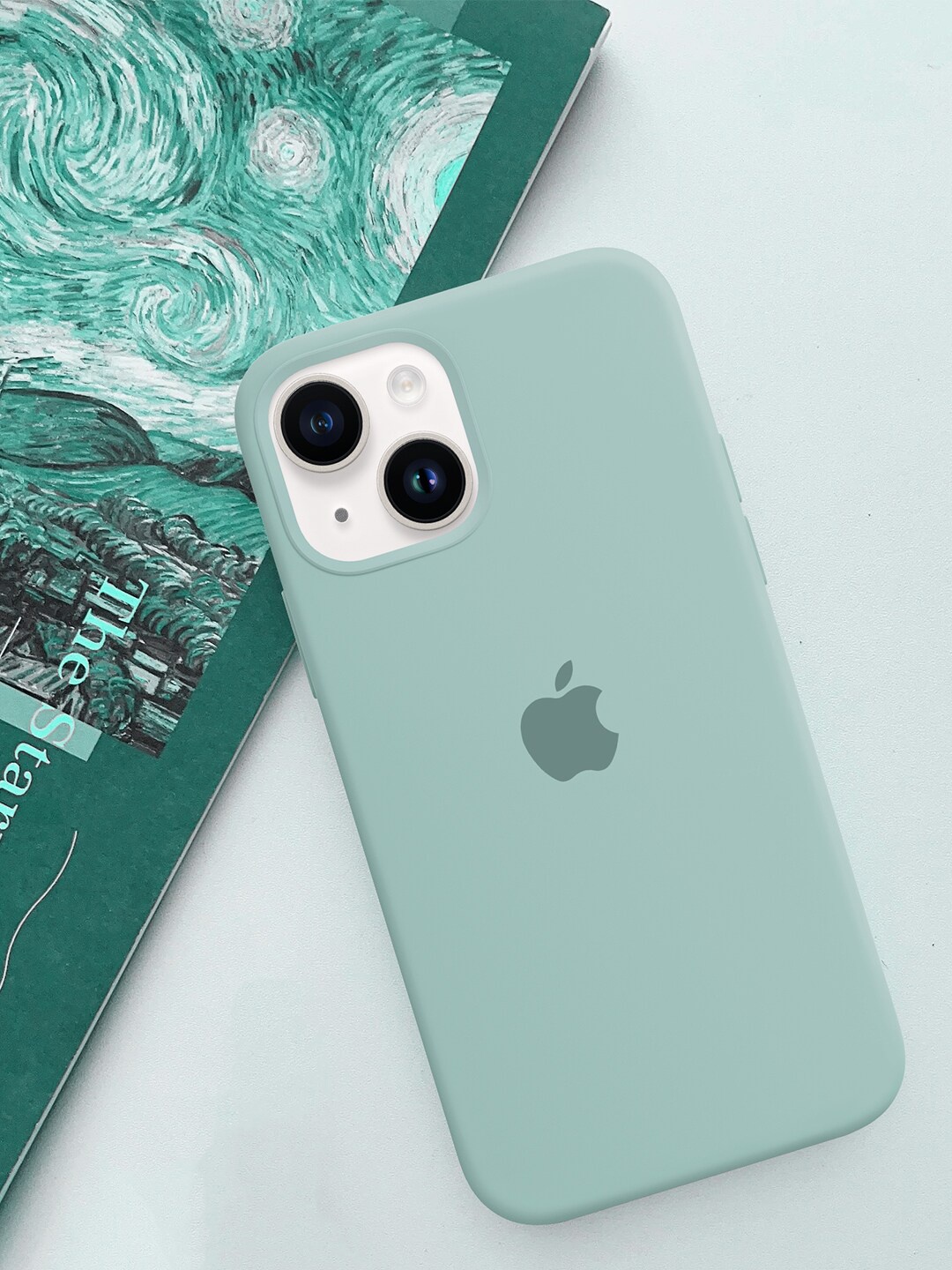 

TREEMODA Triple Layer Protection iPhone 14Plus Phone Back Case, Sea green