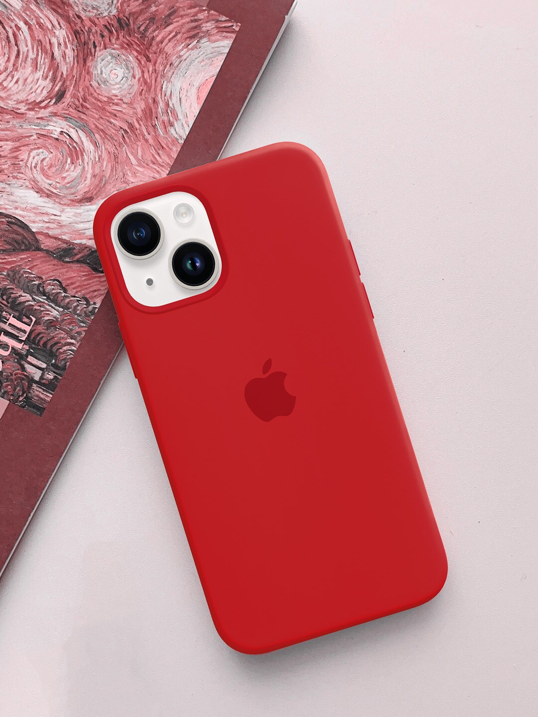

TREEMODA Triple Layer Protection iPhone 14Plus Phone Back Case, Red