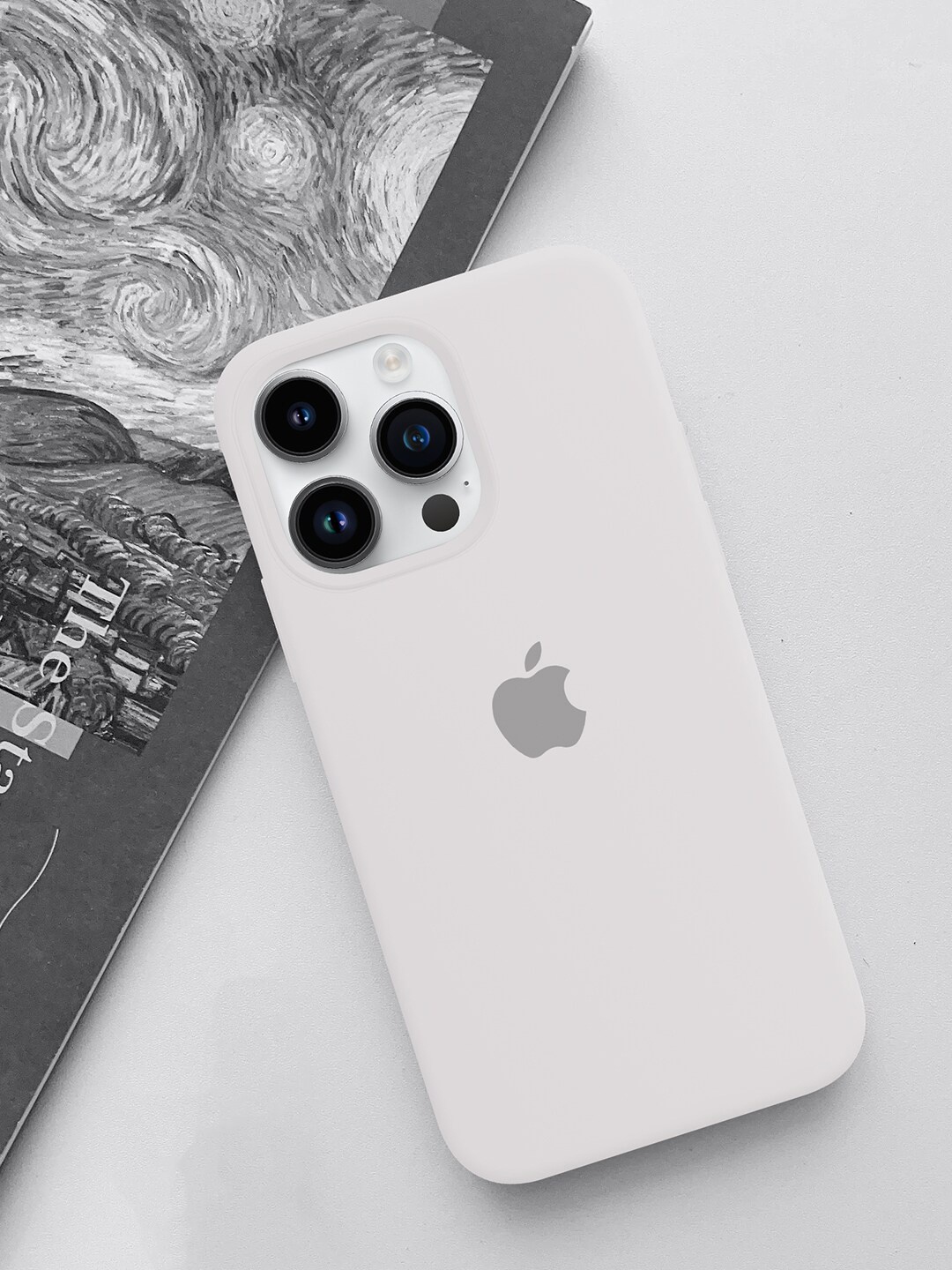 

TREEMODA iPhone 14 Pro Max Back Case, White