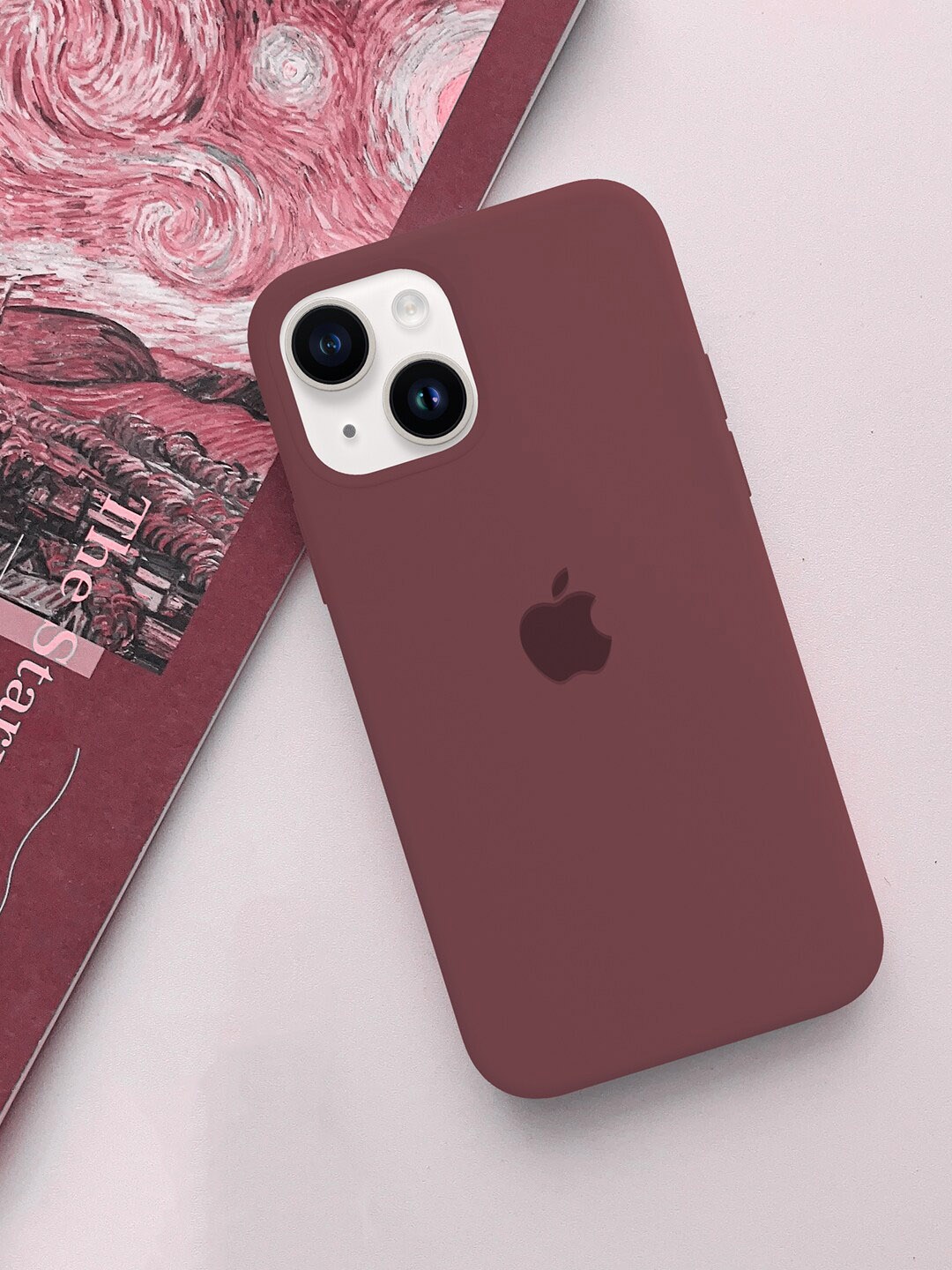 

TREEMODA Triple Layer Protection iPhone 13 Phone Back Case, Mauve
