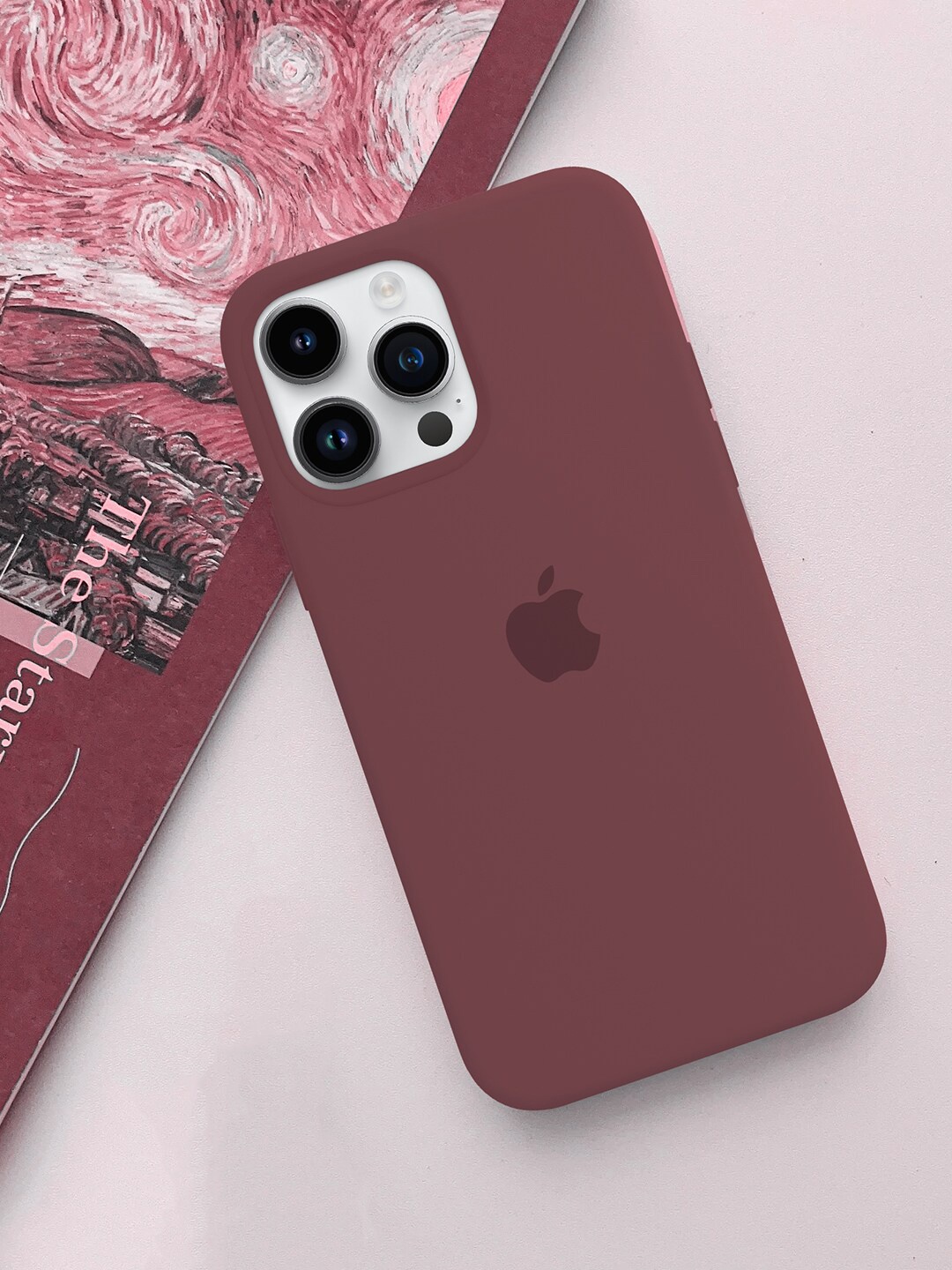 

TREEMODA Triple Layer Protection iPhone 13 Pro max Phone Back Case, Mauve