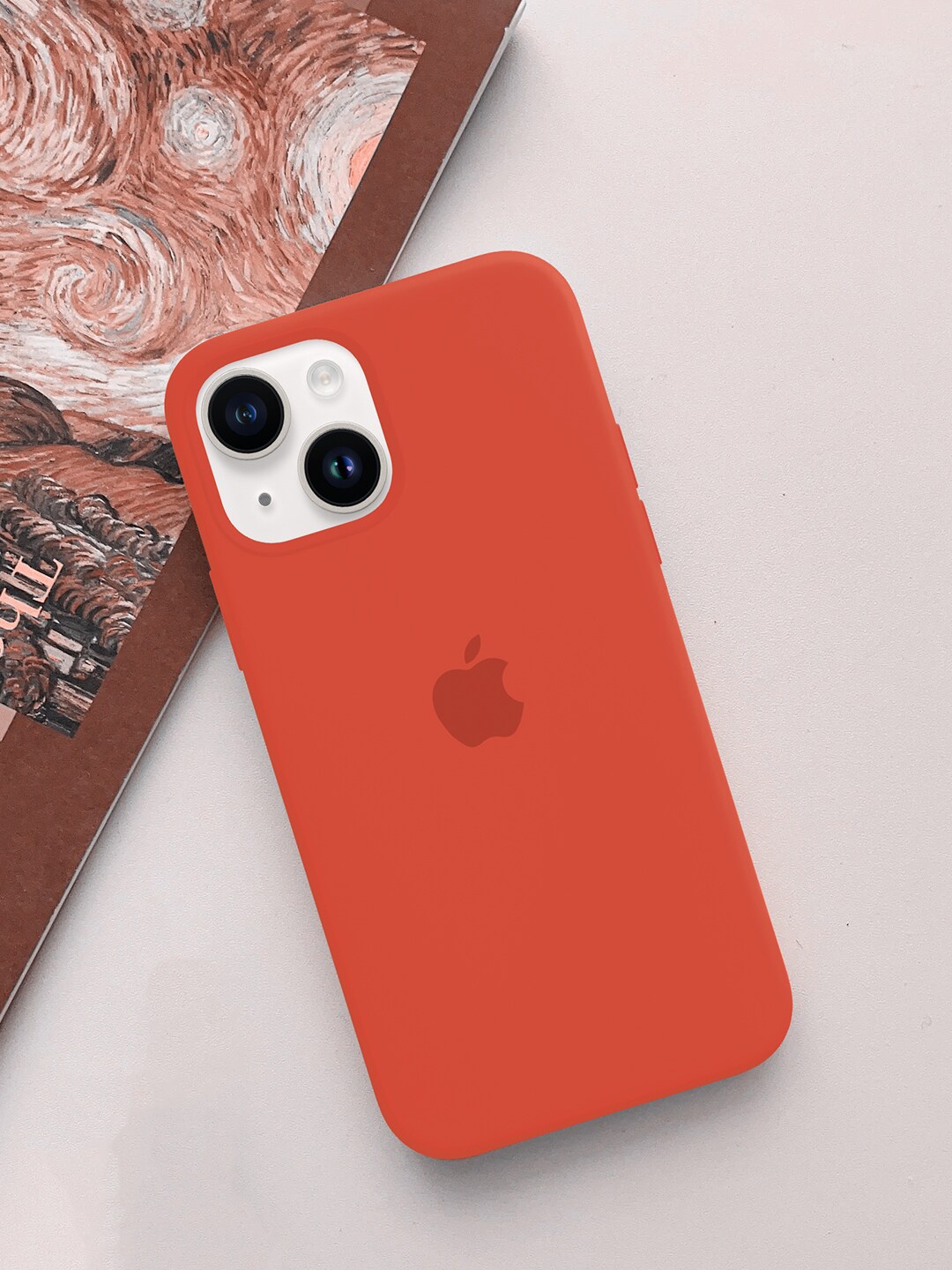 

TREEMODA Triple Layer Protection iPhone 13 Phone Back Case, Orange