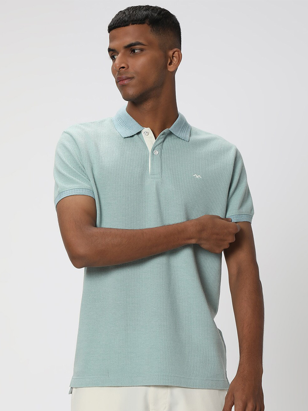 

Mufti Polo Collar Slim Fit T-shirt, Blue