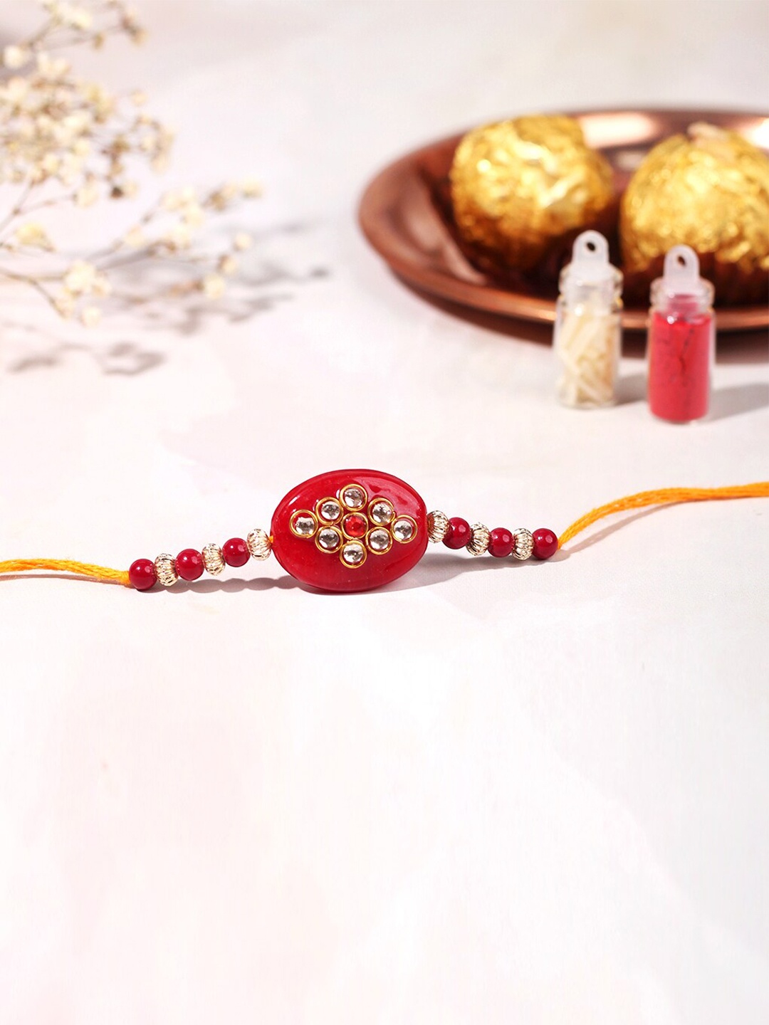 

Happening Hippo Tie-Up Rakhi with Roli Chawal & Greeting Card, Multi