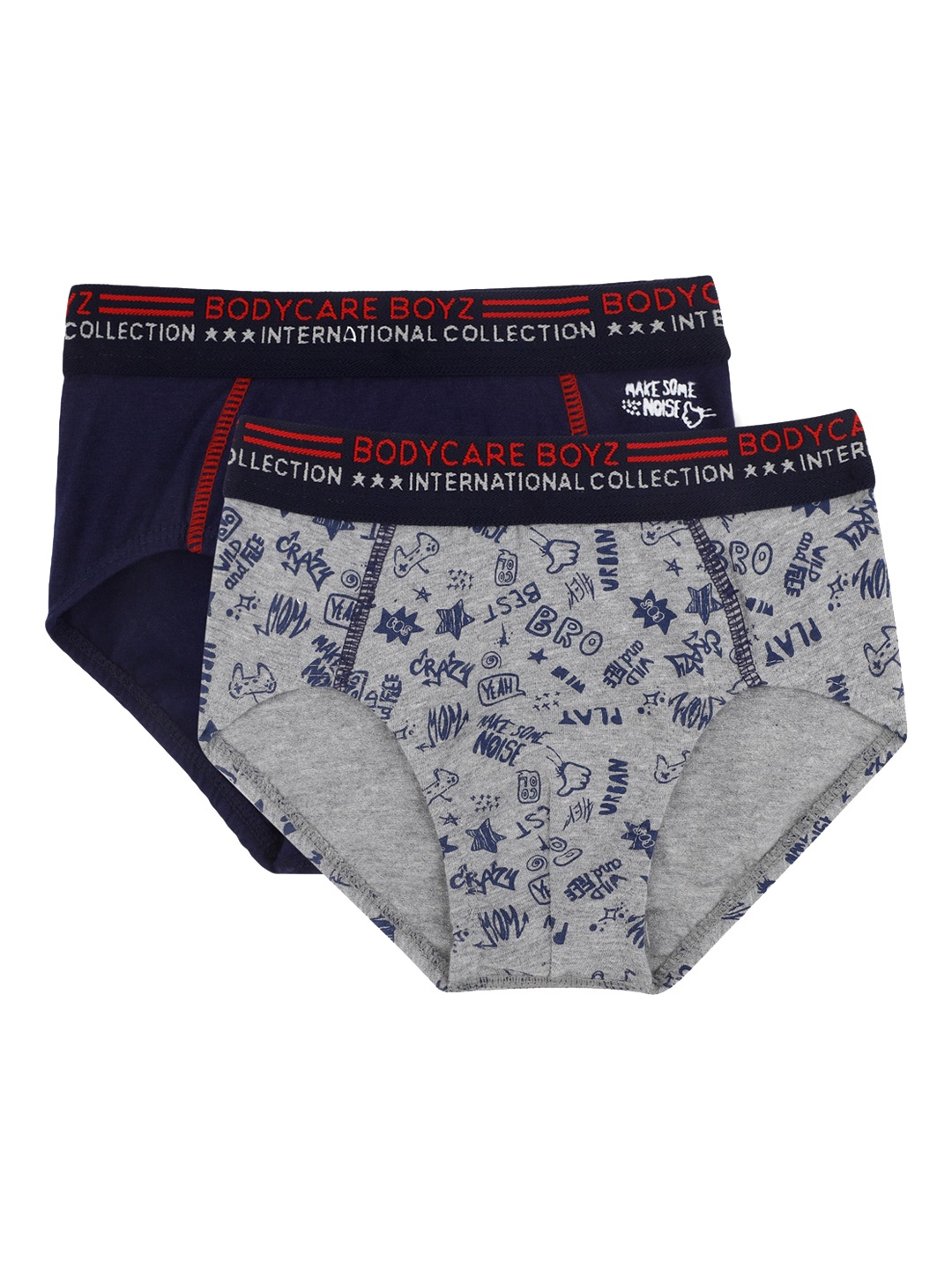

Bodycare Boys Pack of 2 Cotton Basic Briefs KGA2069PGSN-PK001, Navy blue