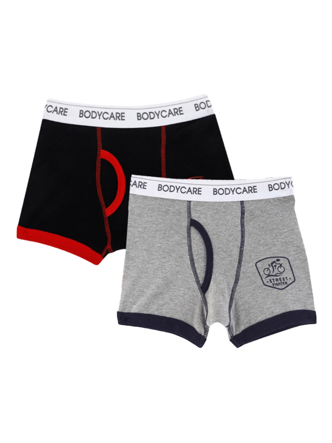 

Bodycare Boys Pack Of 2 Mid Rise Cotton Trunk KGA2066GMB-PK006, Grey