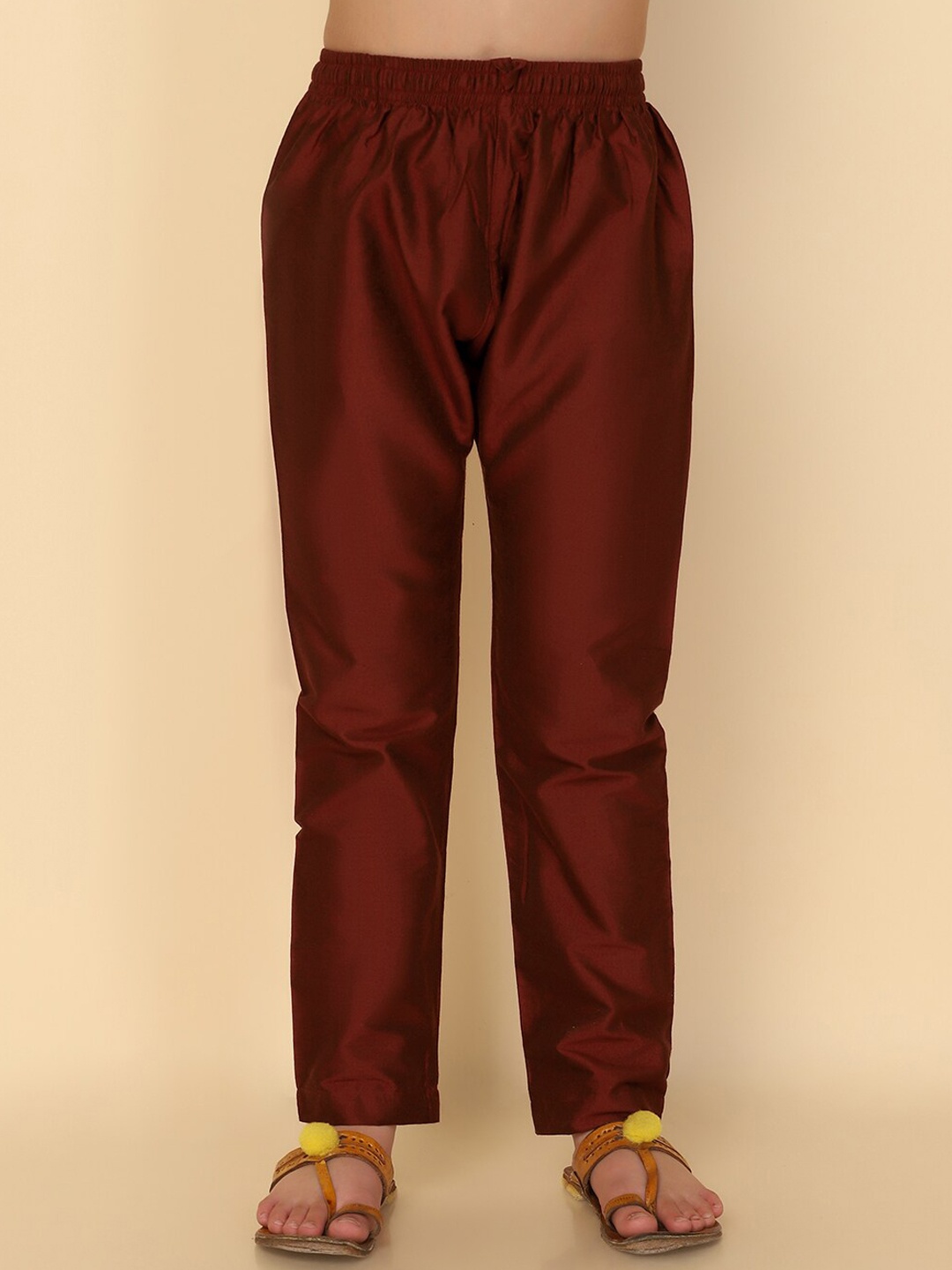 

KISAH Boys Mid-Rise Cotton Pyjamas, Maroon