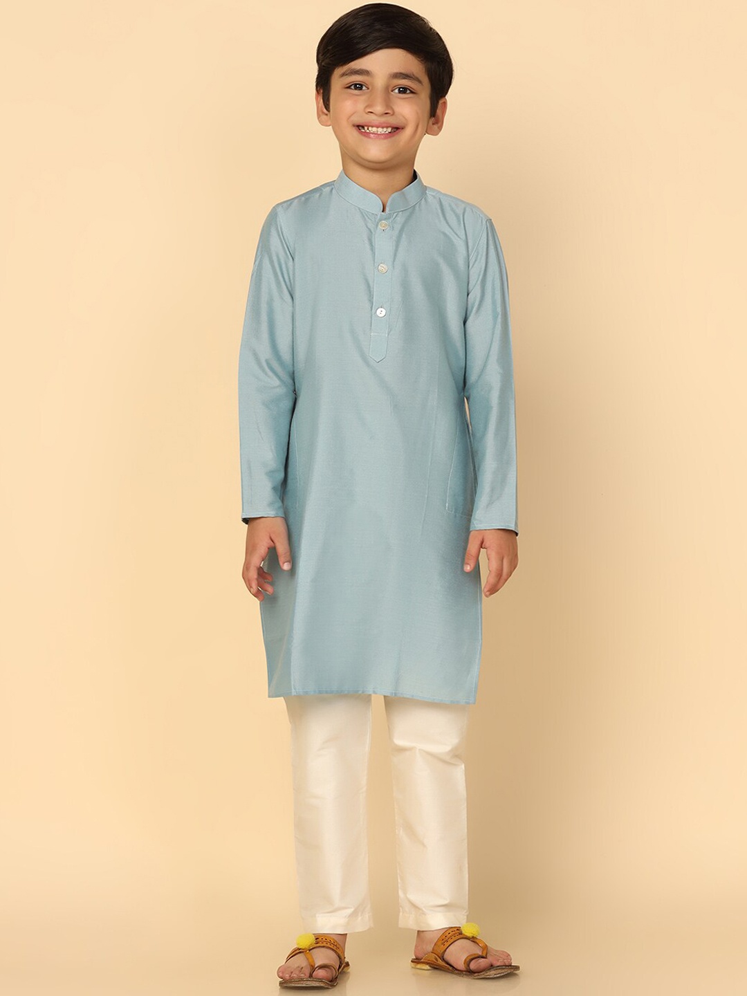

KISAH Boys Regular Kurta With Pyjamas, Blue